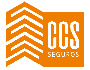 Logo de aseguradora CCS color naranja